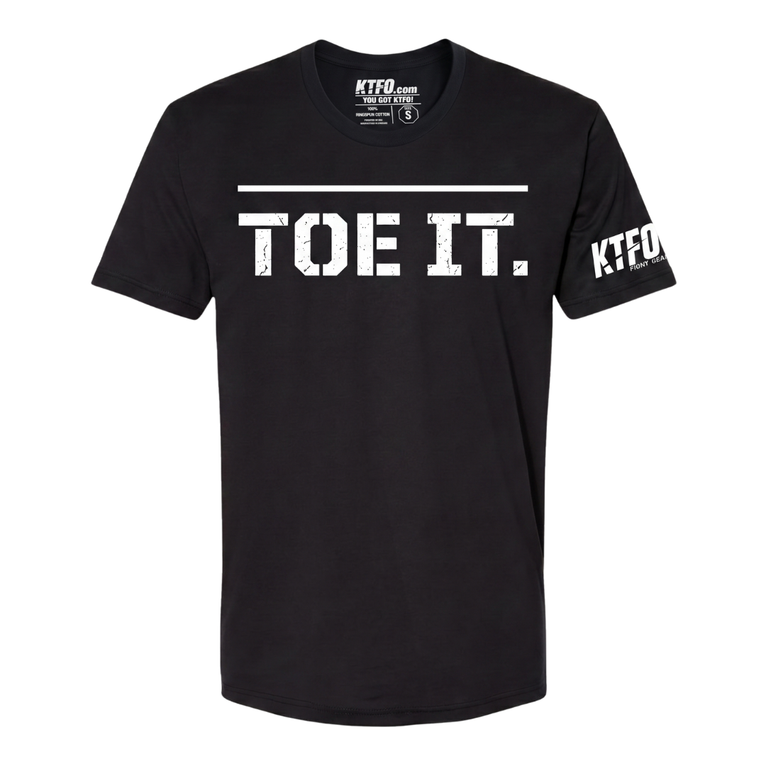 KTFO "TOE IT" Bare-Knuckle Fight Tee KTFO Fight Gear
