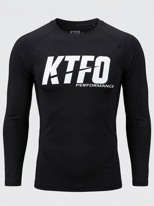 KTFO Rash Guard Compression Long Sleeve Shirt   KTFO Performance