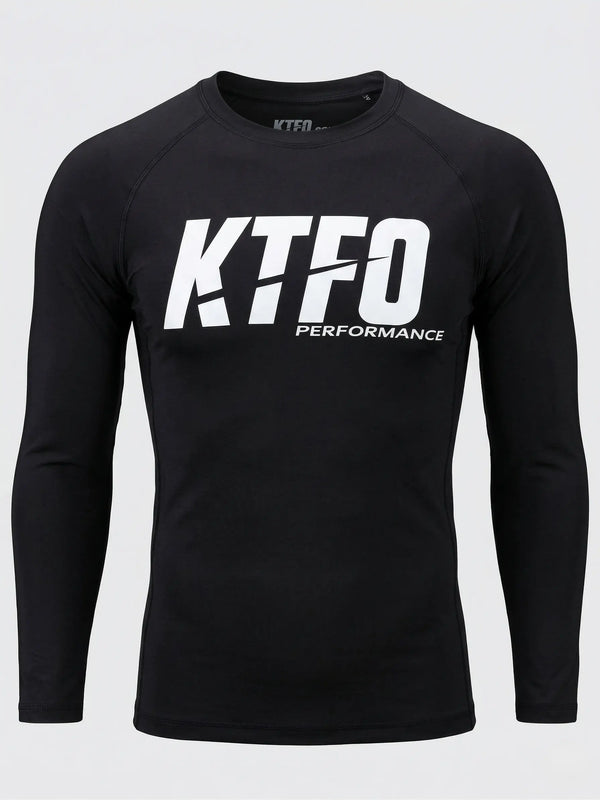 KTFO Rash Guard Compression Long Sleeve Shirt   KTFO Performance