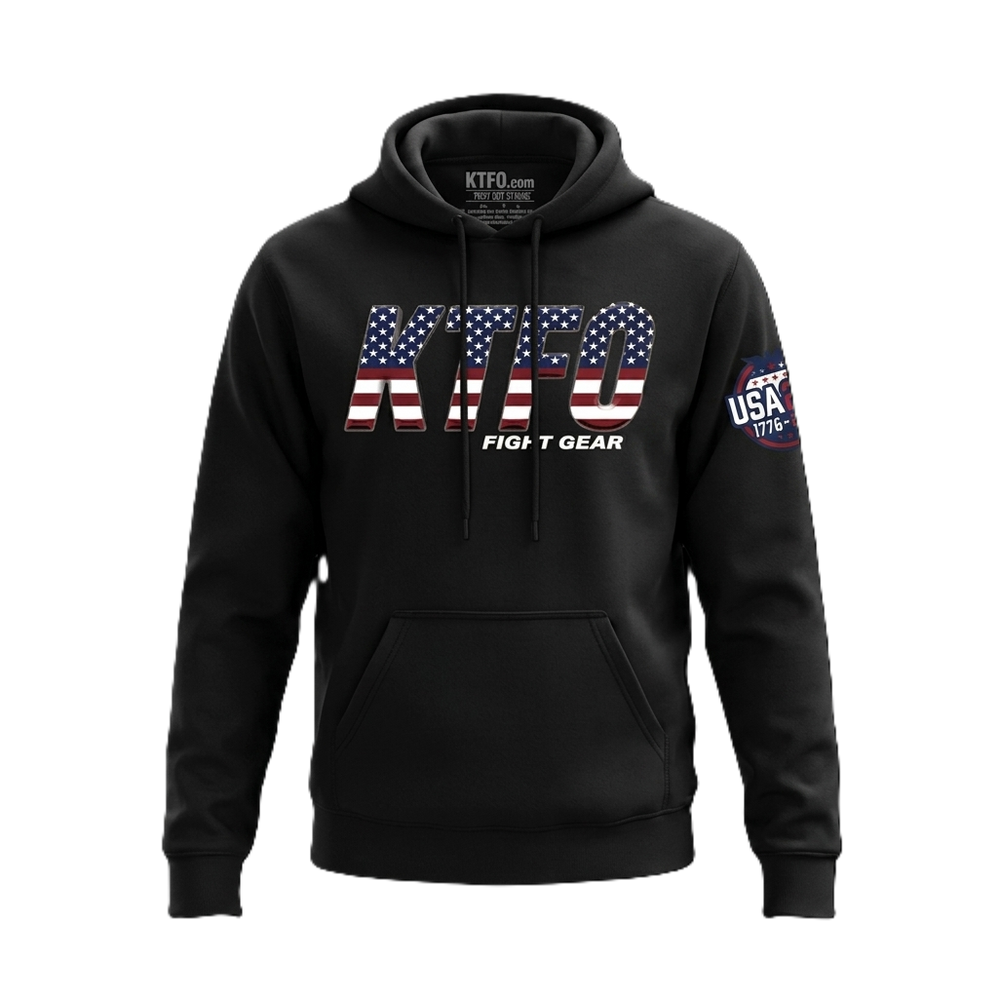 KTFO Fight Gear Independence Day Hoodie  hoodie KTFO Fight Gear