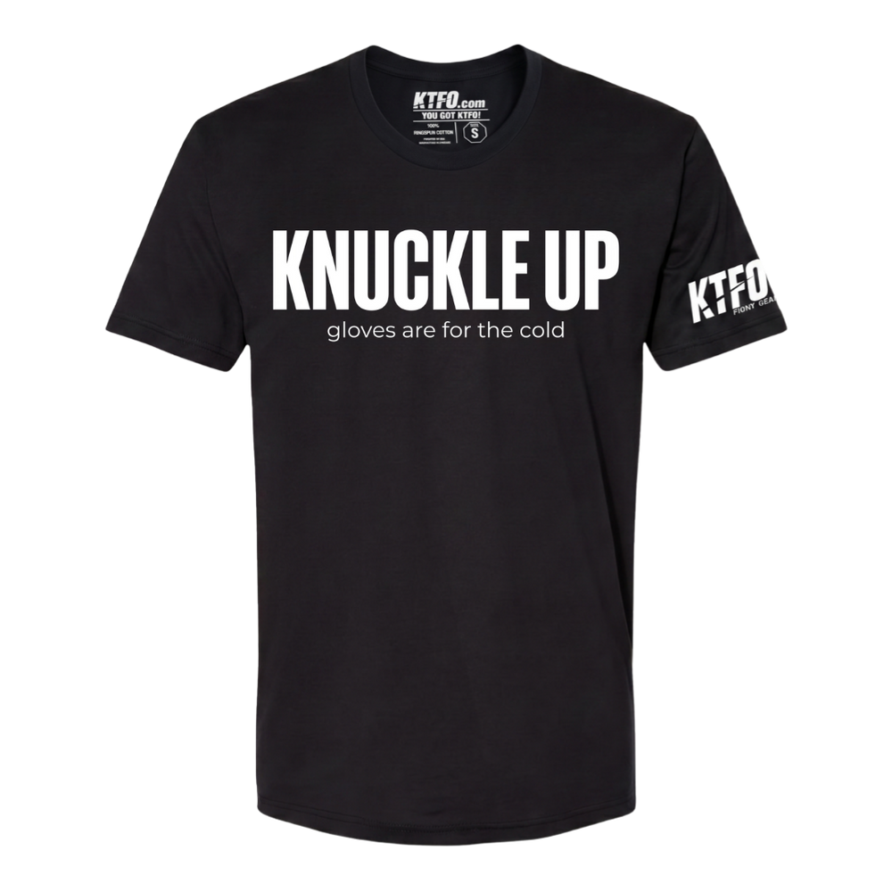KTFO KNUCKLE UP - Bare Knuckle Fight T-Shirt   KTFO Fight Gear