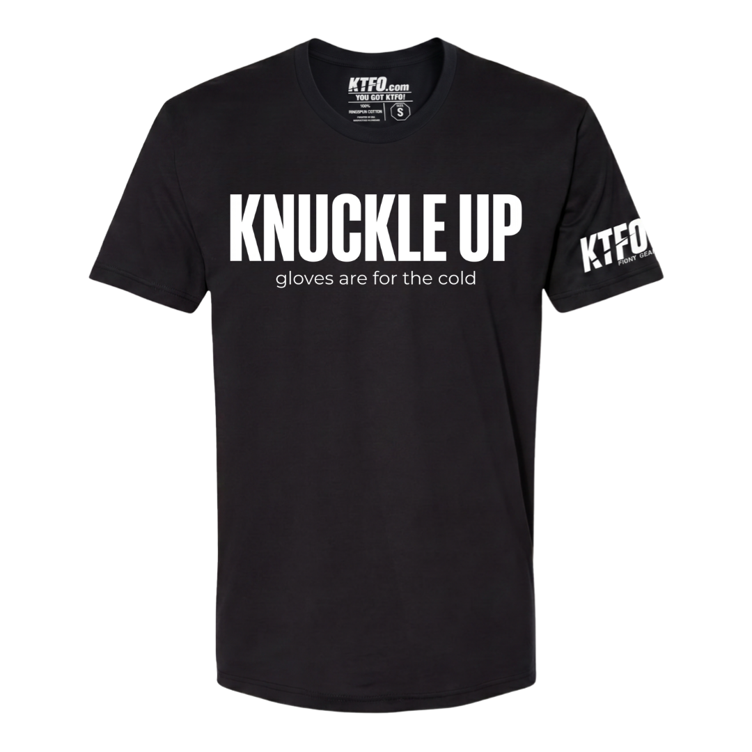 KTFO KNUCKLE UP - Bare Knuckle Fight T-Shirt   KTFO Fight Gear