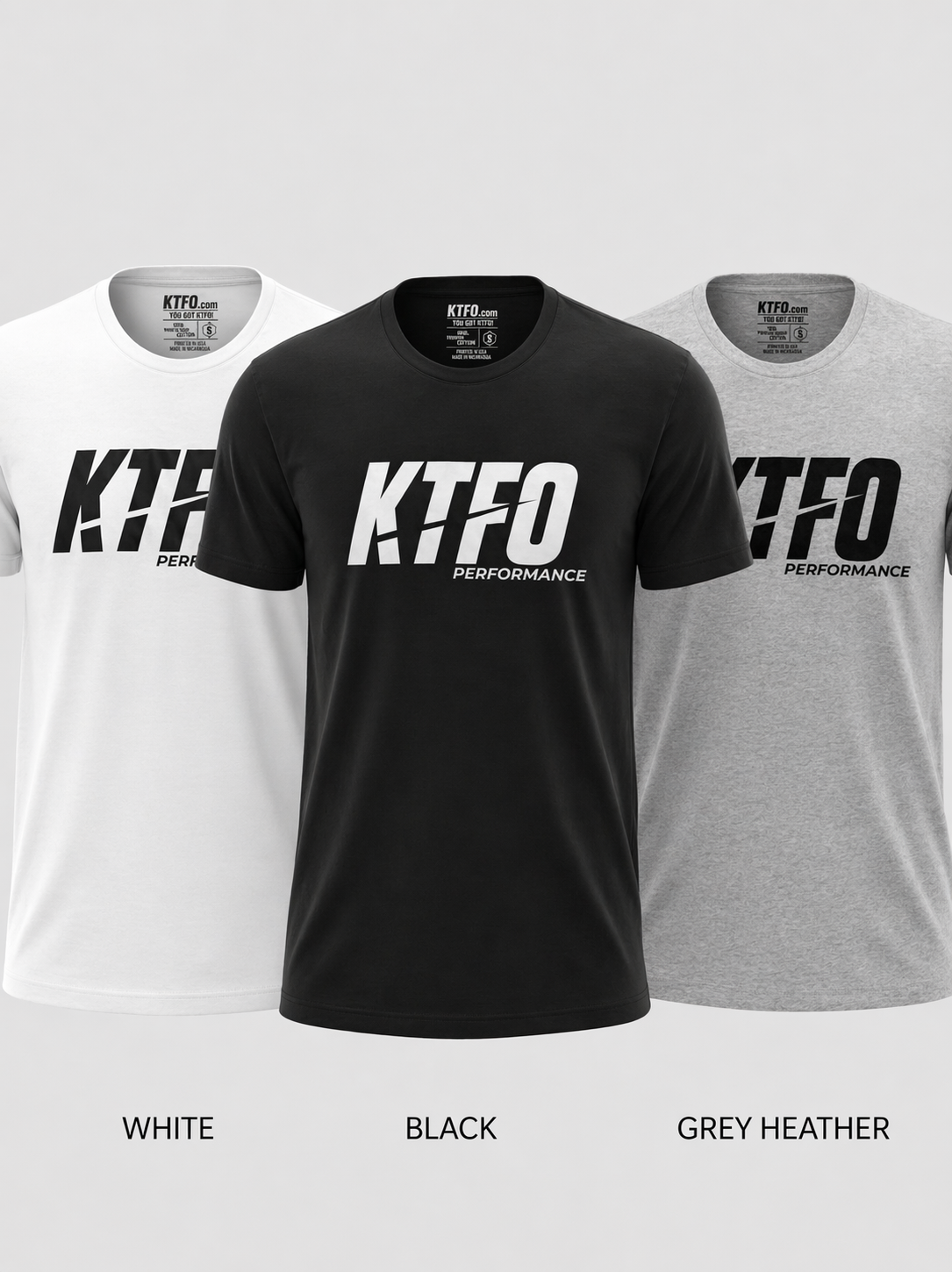KTFO Performance Essential Tee – 100% Ringspun Cotton   KTFO Performance