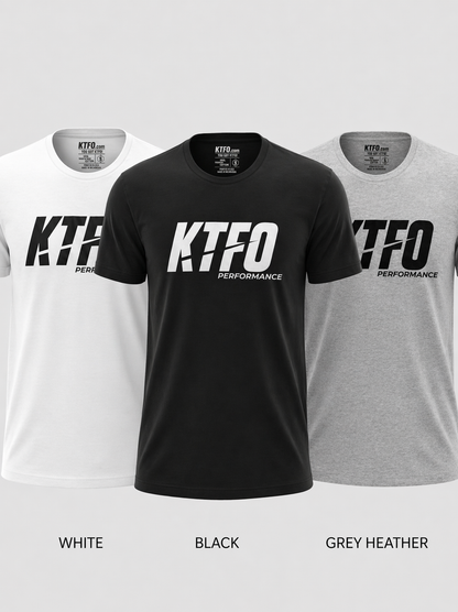 KTFO Performance Essential Tee – 100% Ringspun Cotton   KTFO Performance