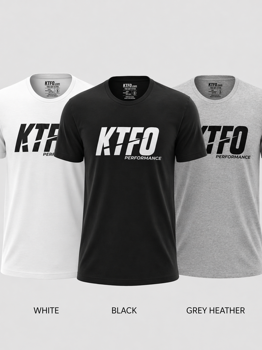 KTFO Performance Essential Tee – 100% Ringspun Cotton   KTFO Performance