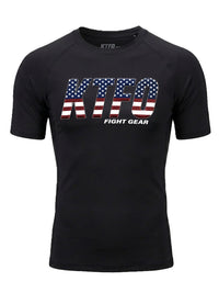 KTFO Rash Guard Compression Short Sleeve Independence Edition   KTFO Performance