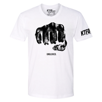 KTFO "UNGLOVED" Bare-Knuckle Fighting T-Shirt   KTFO Fight Gear